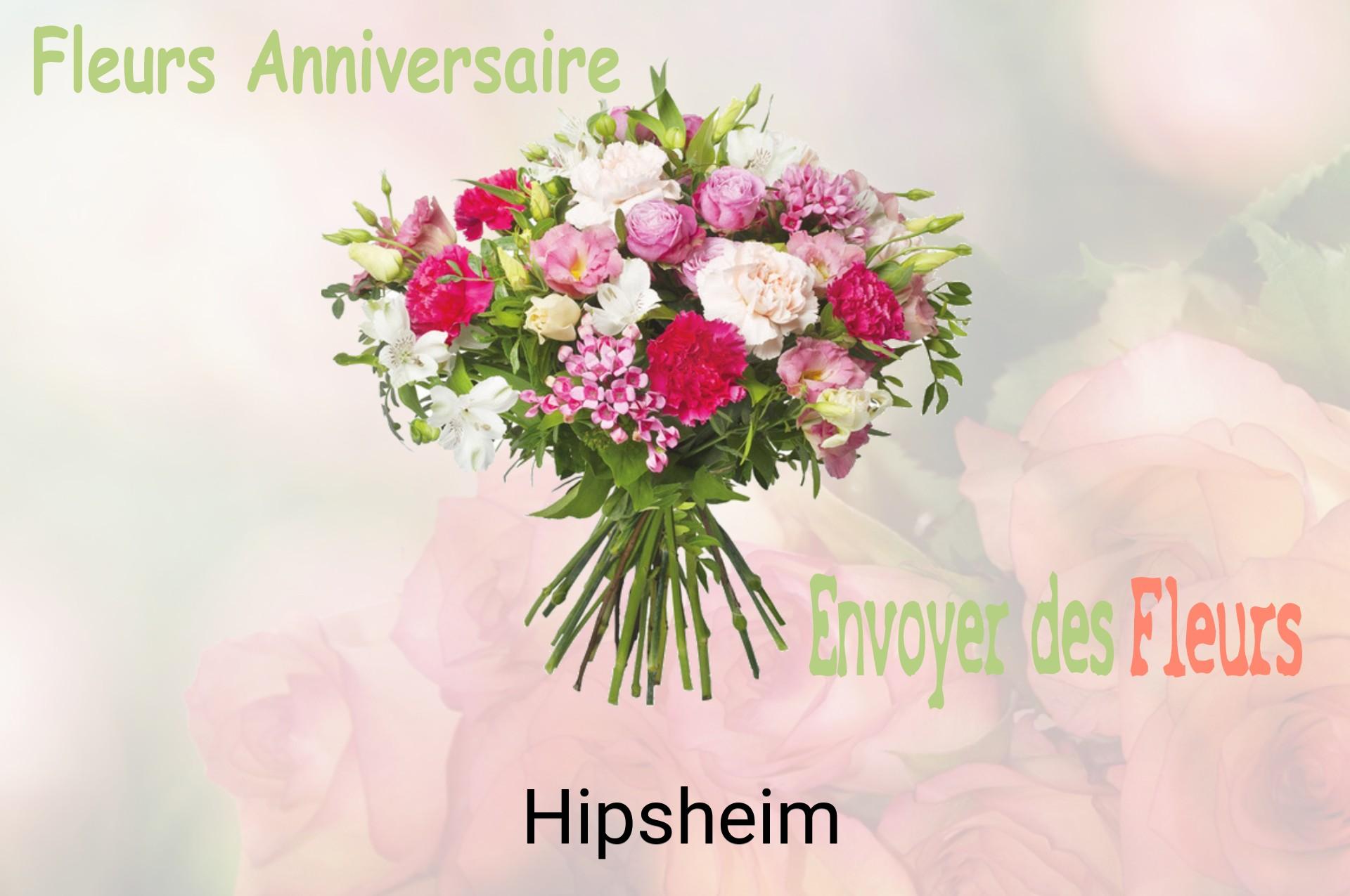 Bouquet de fleurs d’anniversaire livré à Hipsheim