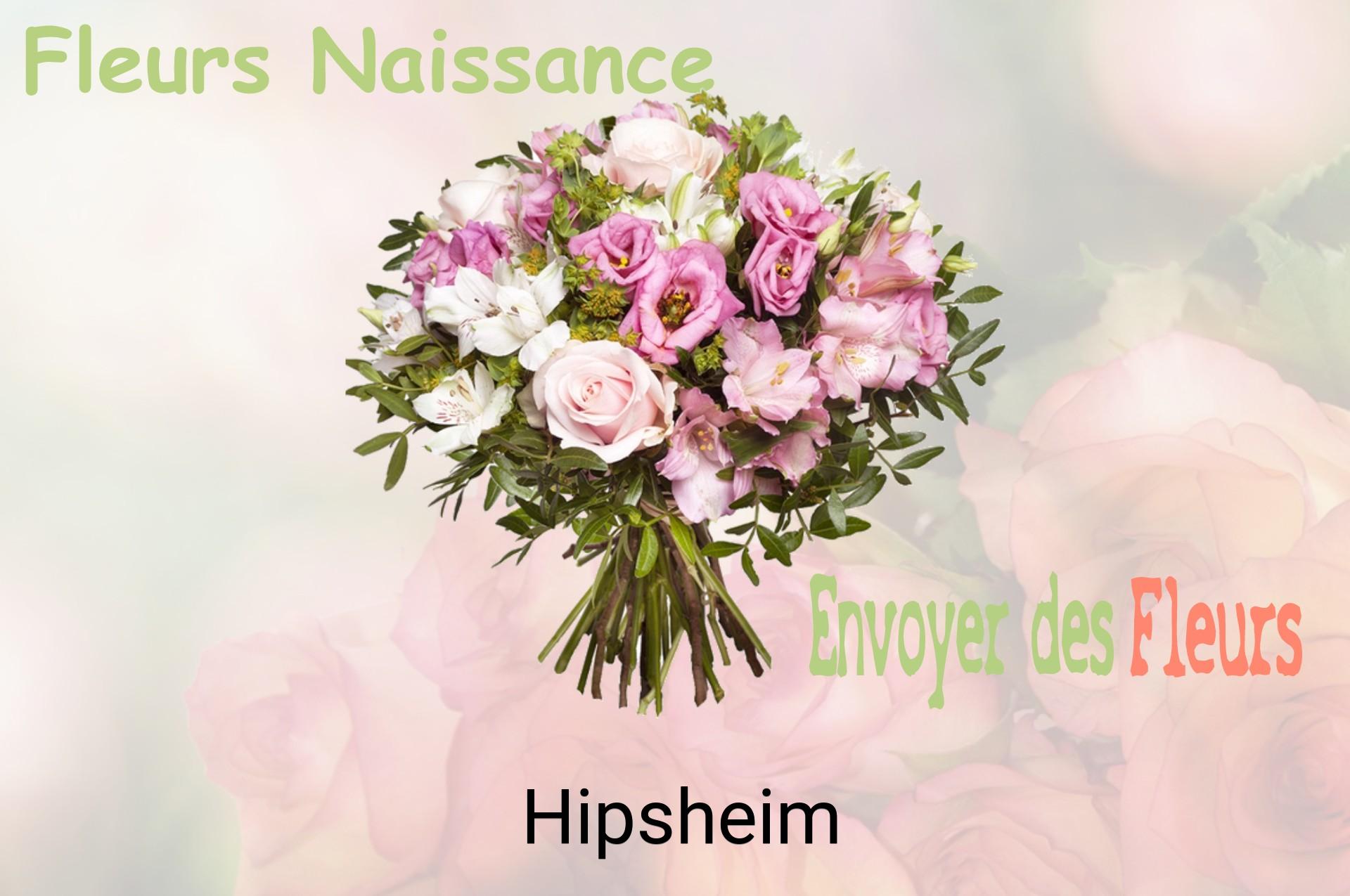 Bouquet de fleurs de naissance livré à Hipsheim